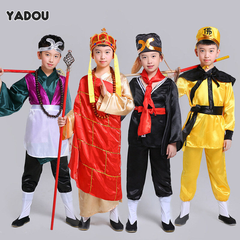 YADOU Children s Journey to the West Master and Apprentice Four Clothes