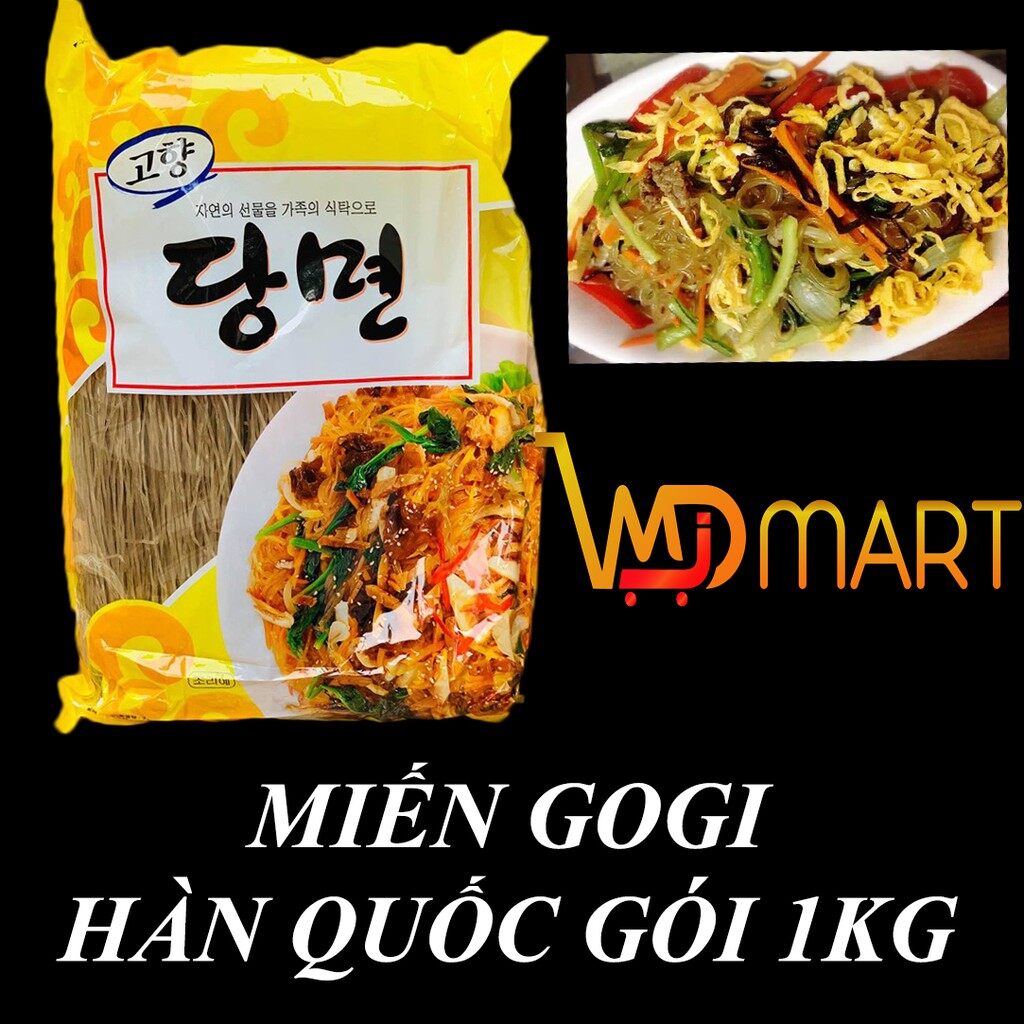 Miến khoai lang Gogi Miến Hàn Quốc Túi 1kg