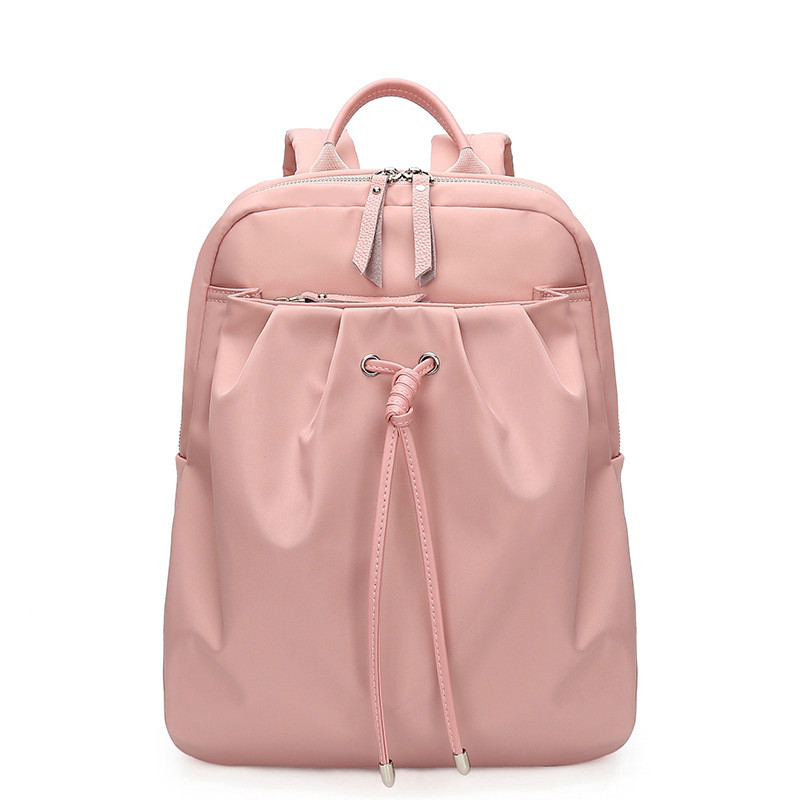 MINGKE Máy Tính Xách Tay Túi 12 13.3 Inch Ba Lô Schoolbag Cho Phụ Nữ Không Thấm Nước Kinh Doanh Thời Trang Giản Dị Hàn Quốc Phong Cách