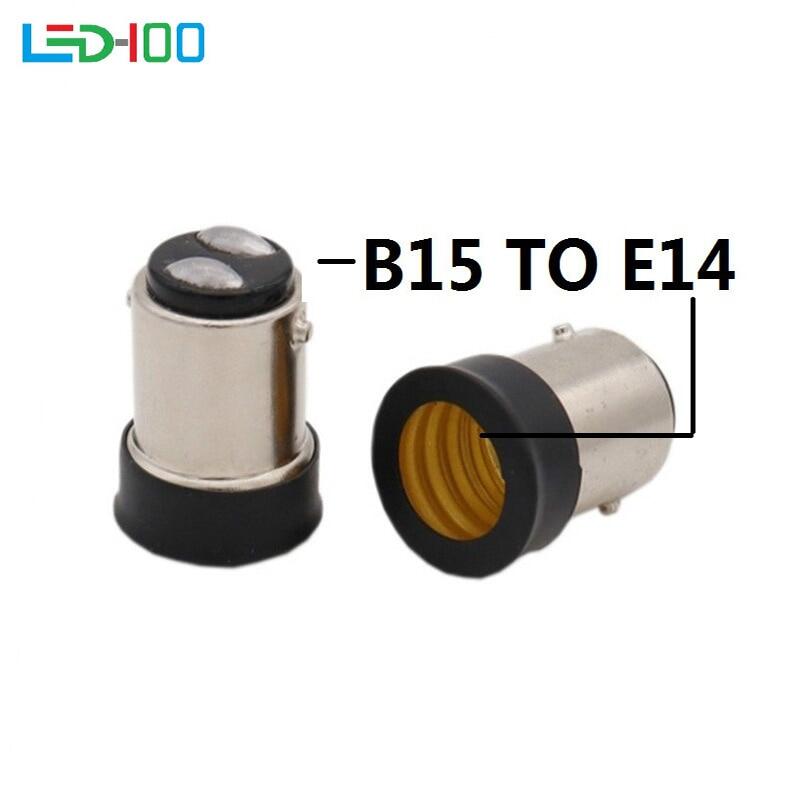 New B15d To E14 B15d Conversion Lamp Holder Ba15d Turn E14 Lamp Holder B15 To E14 Lamp Base Inverter