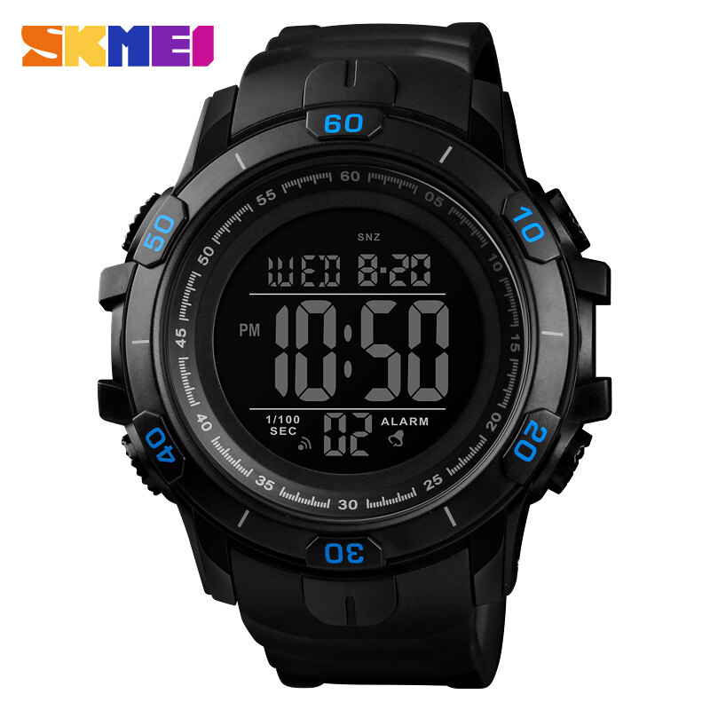 Đồng hồ skmei 1475 nam đồng hồ thể thao kỹ thuật số chống thấm nước đồng hồ đếm ngược báo động dạ quang đa năng thời trang đồng hồ nam