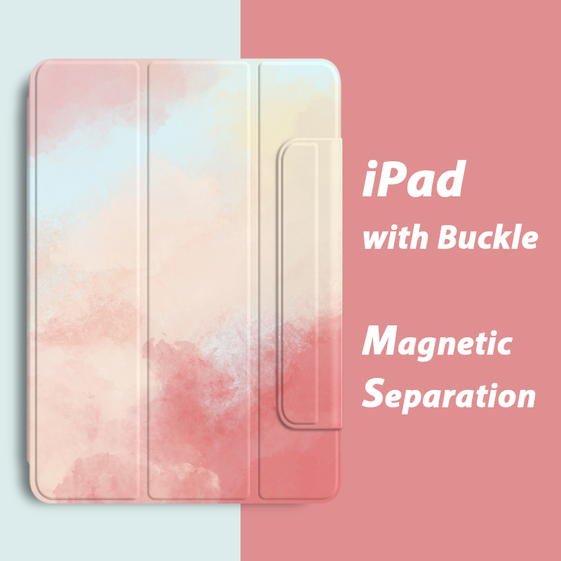 Rbp art thin magnetic case tương thích với ipad mini 6 ipad air 4 10,9 inch ipad air 5 case ipad pro 2018 ipad pro 11 2020 2021 2022 smart case tri-fold smart case pencil lock auto sleep/wake summer colorful ins style ốp lưng ipad
