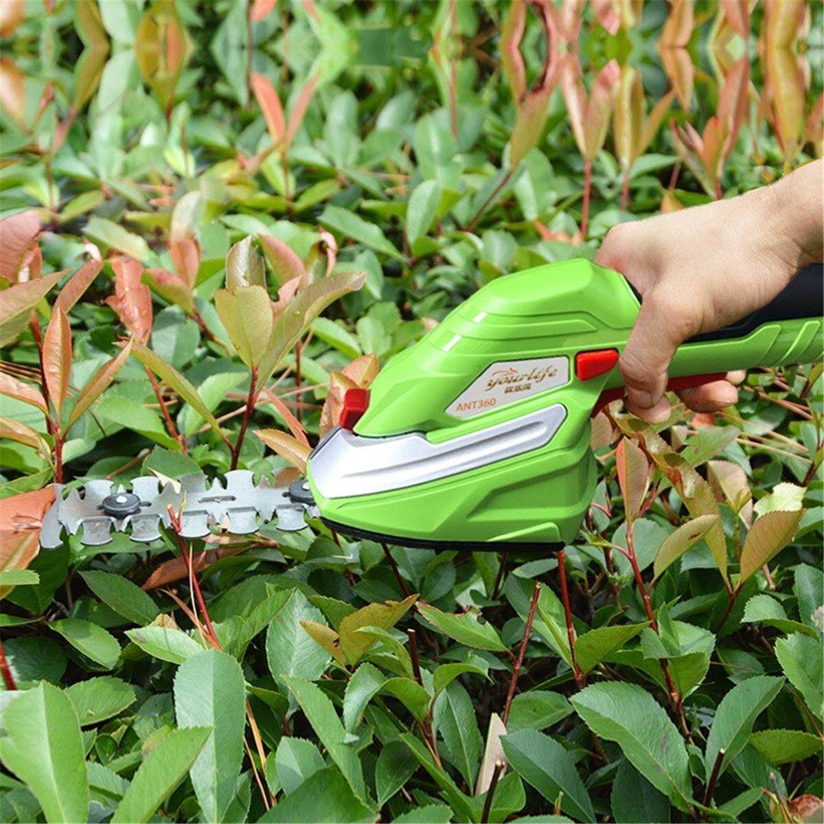 Generic Cordless Hedge Trimmer & Grass Shear Garden Shrub Tool Ion
