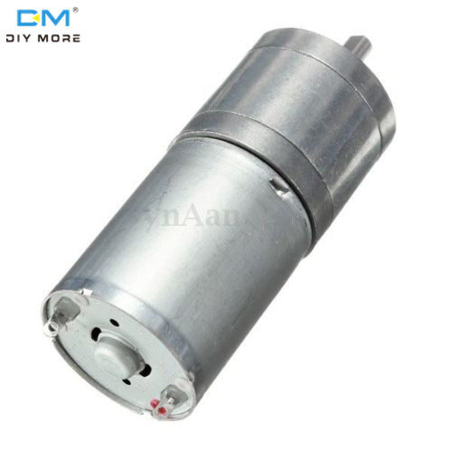 Diymore động cơ giảm tốc 25ga370 dc 12v 60rpm
