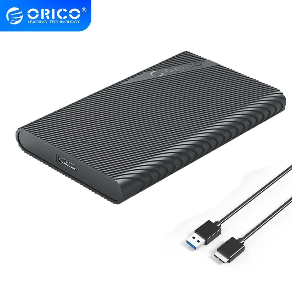 Orico 2.5 inch hdd enclosure sata to usb 3.0 hdd ssd case 2 4 tb hard disk drive box 2521u3 external hdd enclosure for samsung seagate ssd