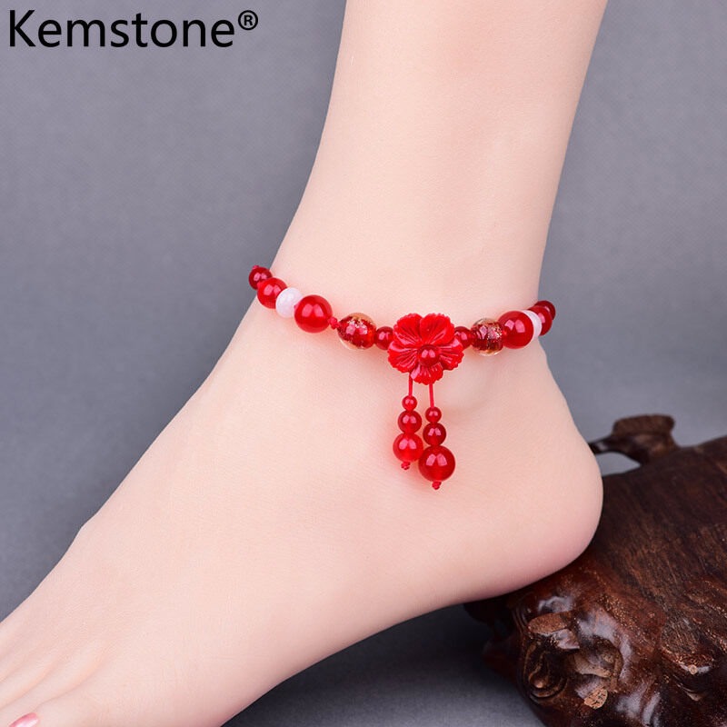 red anklet bracelet