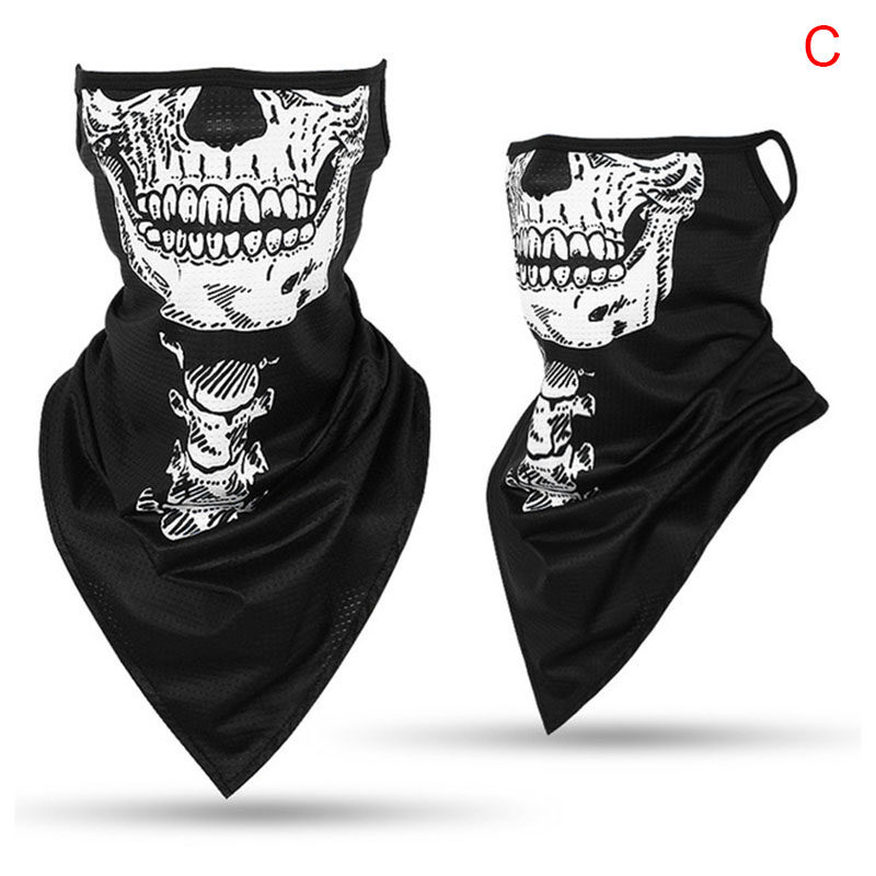 Jay outdoor Face GUARD ผ้าไหม earloop Balaclava ผ้าพันคอคอ Headwear Bandana Skull