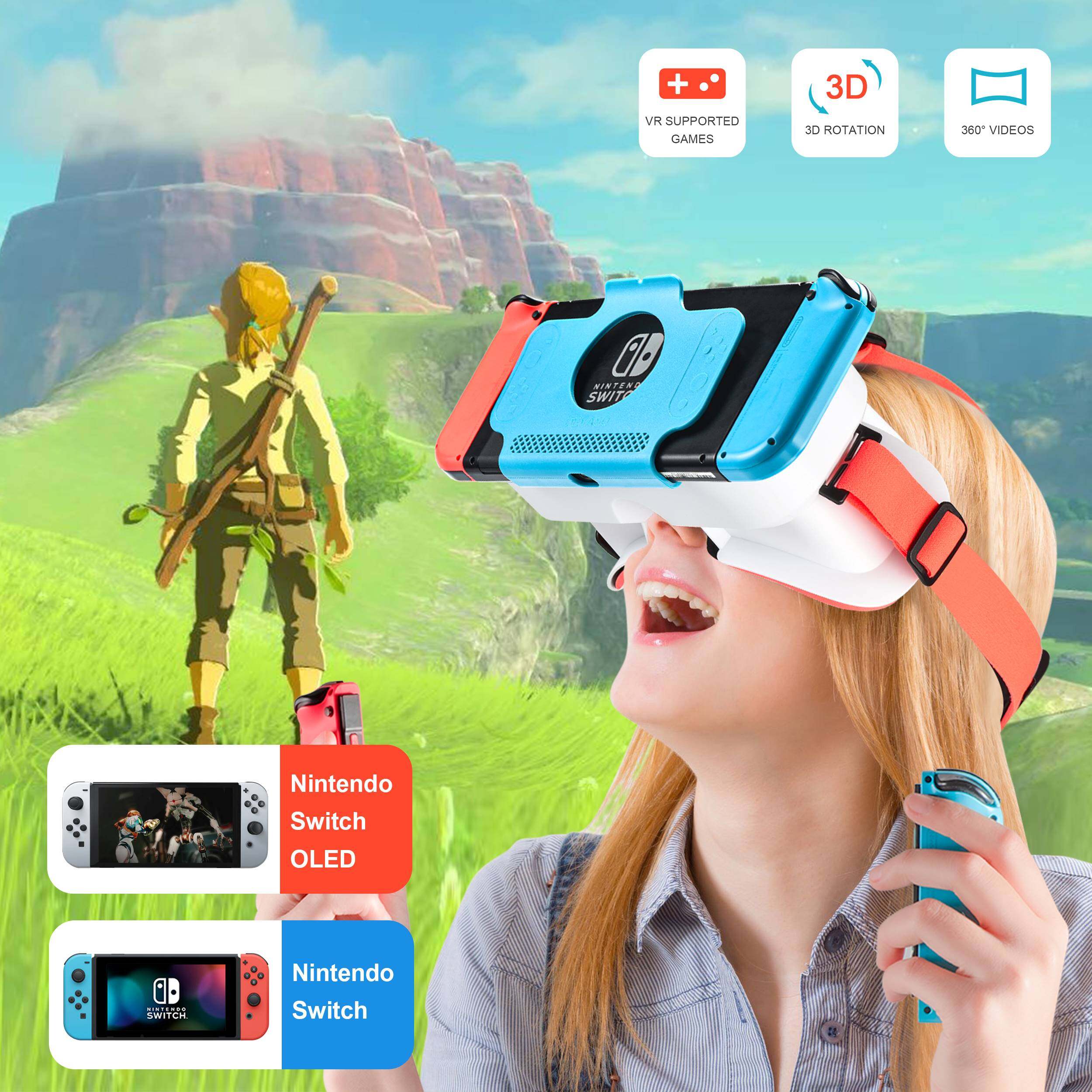 Kính thực tế ảo VR dành cho Nintendo Switch Kính OLED 3D Phim cho Switch