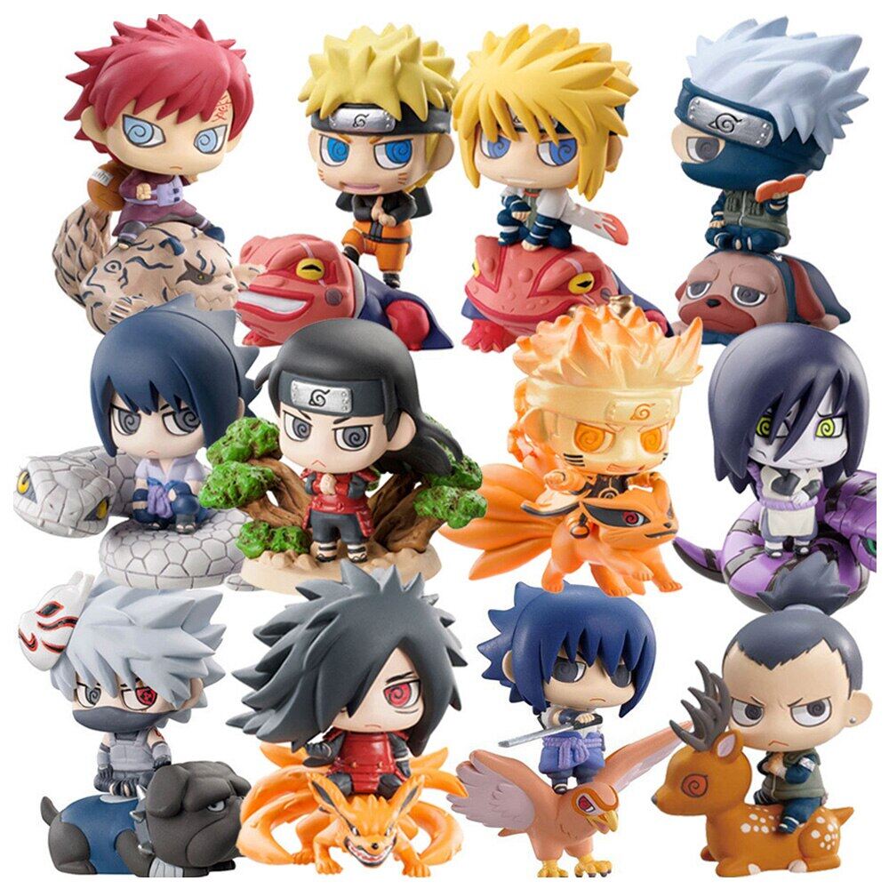 Mô hình anime naruto shippuden tượng mô hình hành động sasuke gaara tượng pvc sưu tập đồ chơi búp bê trang trí quà tặng làm bằng tay