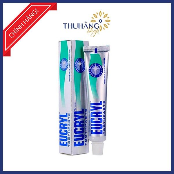 Kem đánh răng làm trắng hương bạc hà Eucryl Freshmint Toothpaste 62g