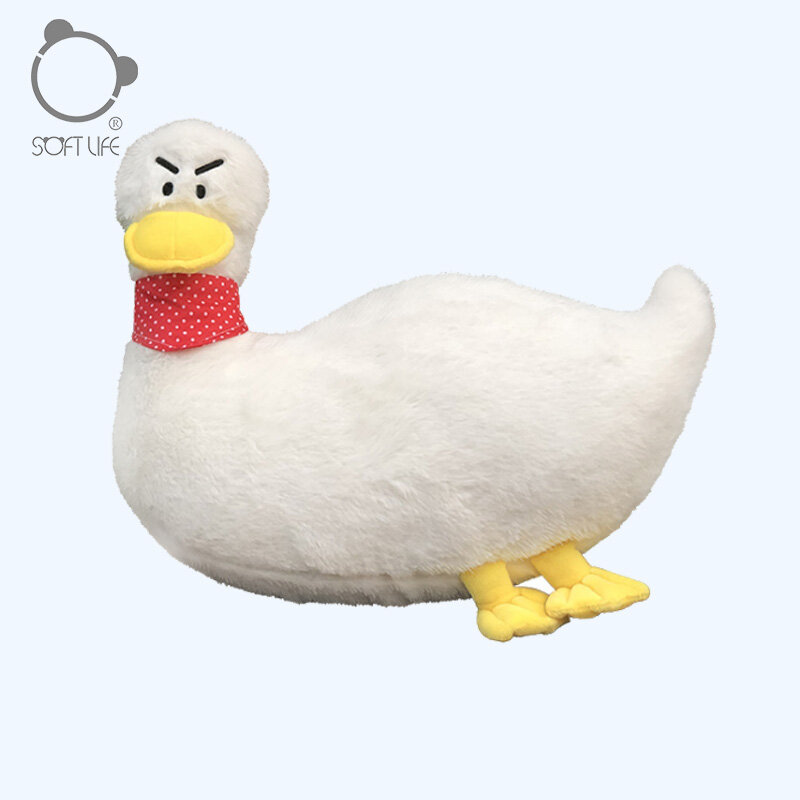 🦆softlife🦆búp bê vịt cổ vũ đồ chơi sang trọng, hài hước, thú nhồi bông hình con vịt dễ thương sang trọng