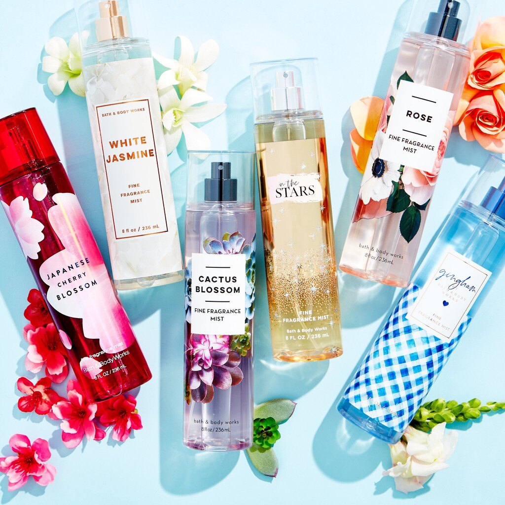 Combo 12 chai xit thom Bath Body Works du mui 10ml