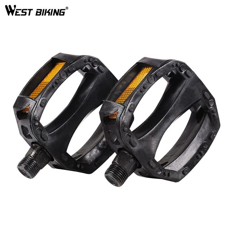 West biking bàn đạp xe đạp trẻ em chống trượt cho trẻ em bàn đạp xe đạp trẻ em trọng lượng nhẹ bàn đạp nhựa cứng 12mm để chân xe đạp pedsl