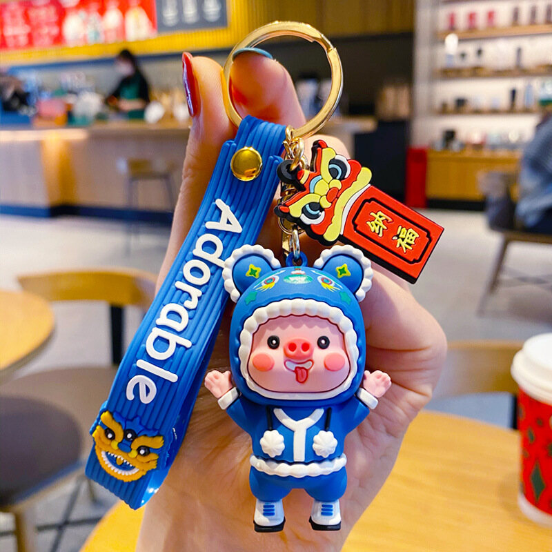 Móc Khóa Búp Bê Sư Tử Nhảy Múa Mặt Dây Chuyền Phim Hoạt Hình Dễ Thương Keychain Phụ Kiện Cặp Đôi Mặt Dây Chuyền Phù Hợp Sáng Tạo Schoolbag Đồ Trang Sức Nhỏ