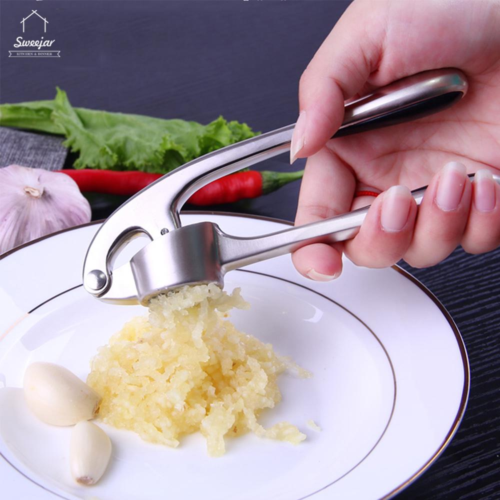 Máy ép tỏi thủ công máy ép trái cây thủ công bằng kim loại dụng cụ đồ dùng nhà bếp