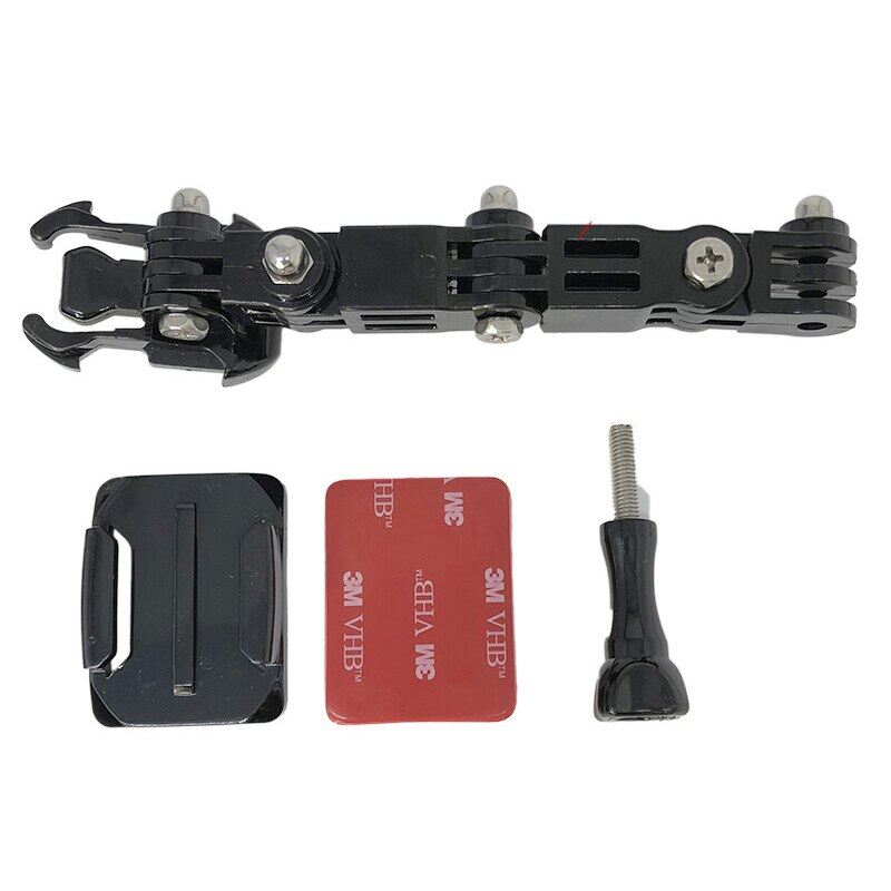 6 Mũ bảo hiểm dính anh hùng Xiaomi Phụ Kiện 4k máy ảnh cho cong Side 4 hành động SJ4000 8 SJCAM Khuôn có thể điều chỉnh video & Máy quay hành động