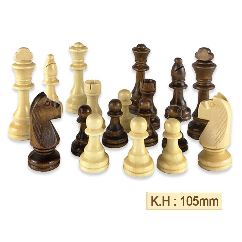 32 34 Wooden Chess Pieces King Height 105Mm Chess High Quality Chess Set