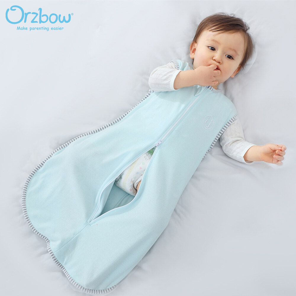 Orzbow Newborn Baby Sleeveless Sleeping Bag Pure Cotton Breathable