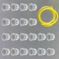 20Pcs Primer Bulb For GX22 GX25 GX31 GX35 16032-ZM3-004 & 2ft 6617 Fuel Line