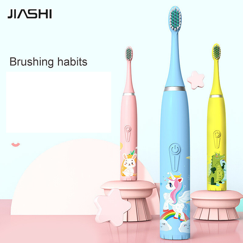 JIASHI Children s Electric Toothbrush Ultrasonic Vibration Toothbrush Cute