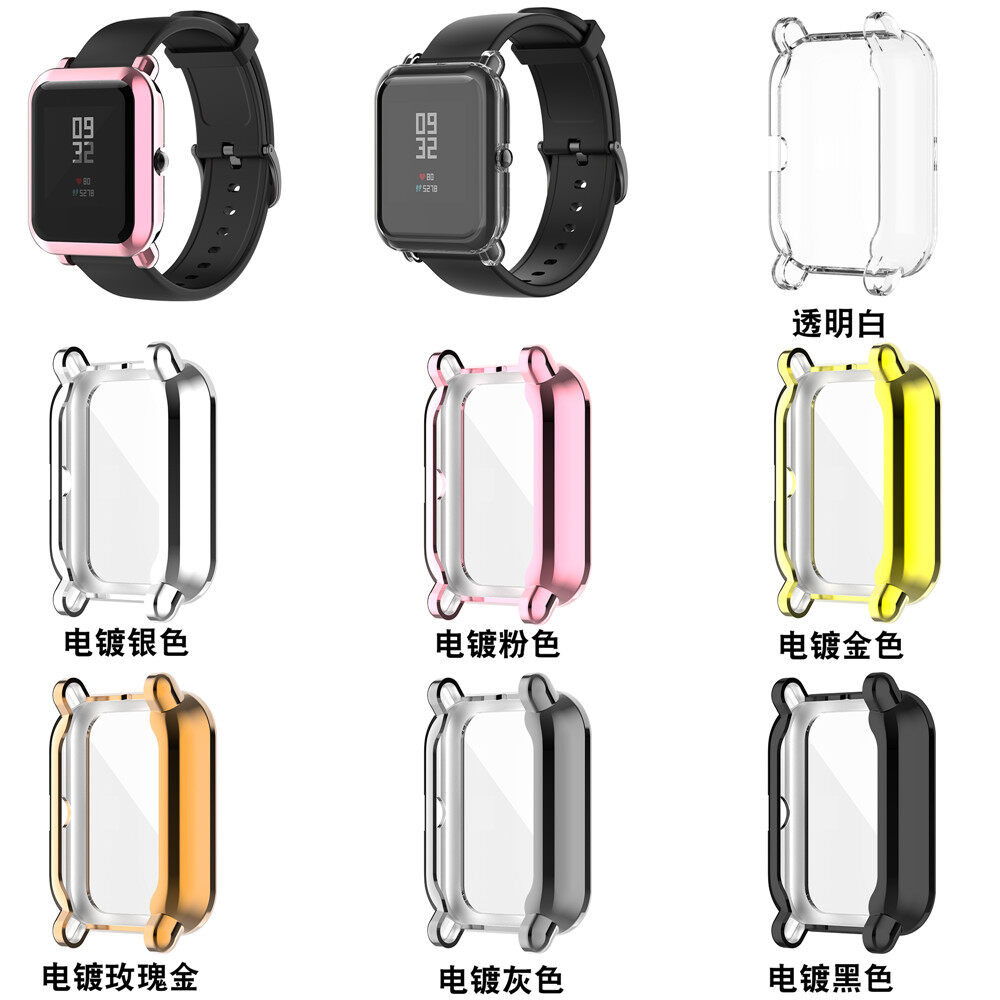 Ốp Vỏ TPU Khung Bảo Vệ Cho Xiaomi Huami Amazfit Bip U/ Bip Pop Pro/GTS 2 Mini Đồng Hồ Thông Minh Ốp Vỏ Bảo Vệ