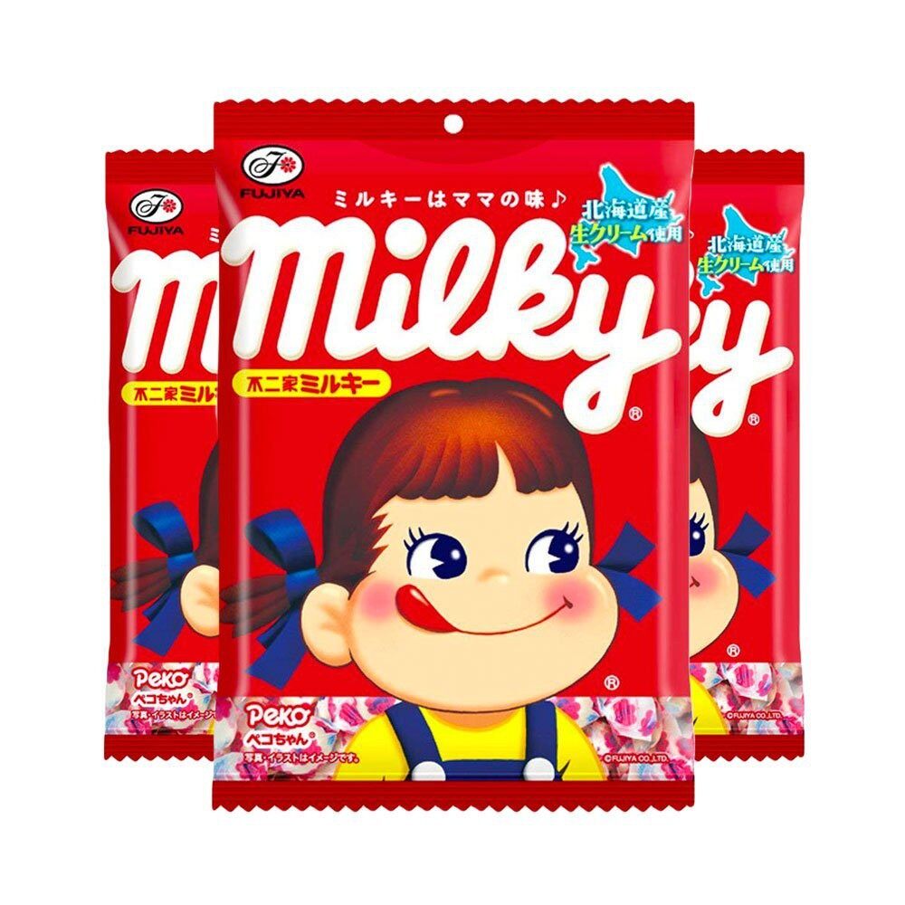 Kẹo sữa milky fujiya nhật bản - gói 120gr