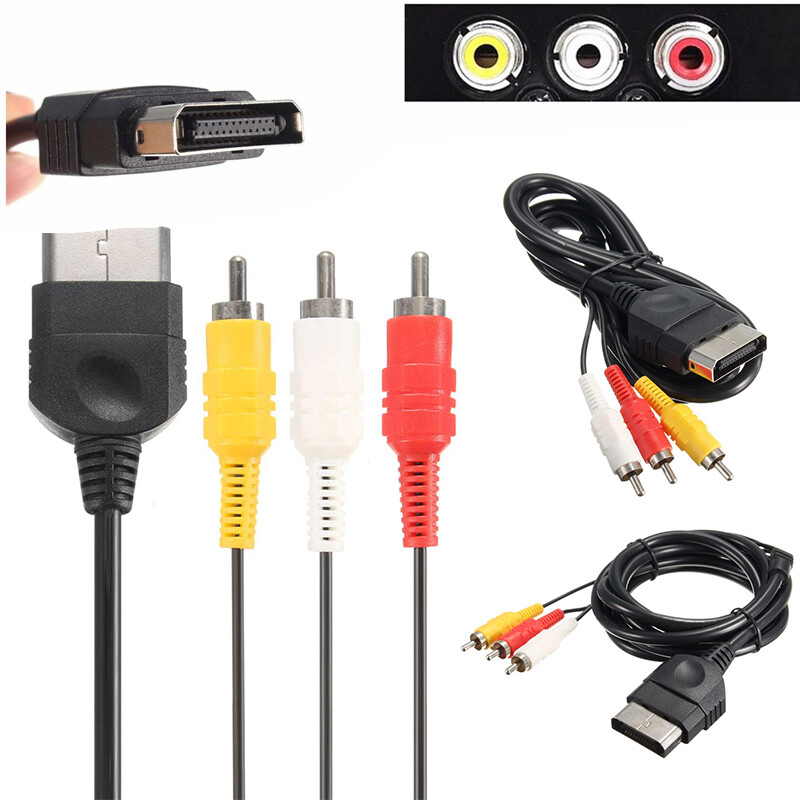 1.8m HDMI thành phần 6ft 3RCA Cáp AV video âm thanh cho MICROSOFT Xbox Classic 1