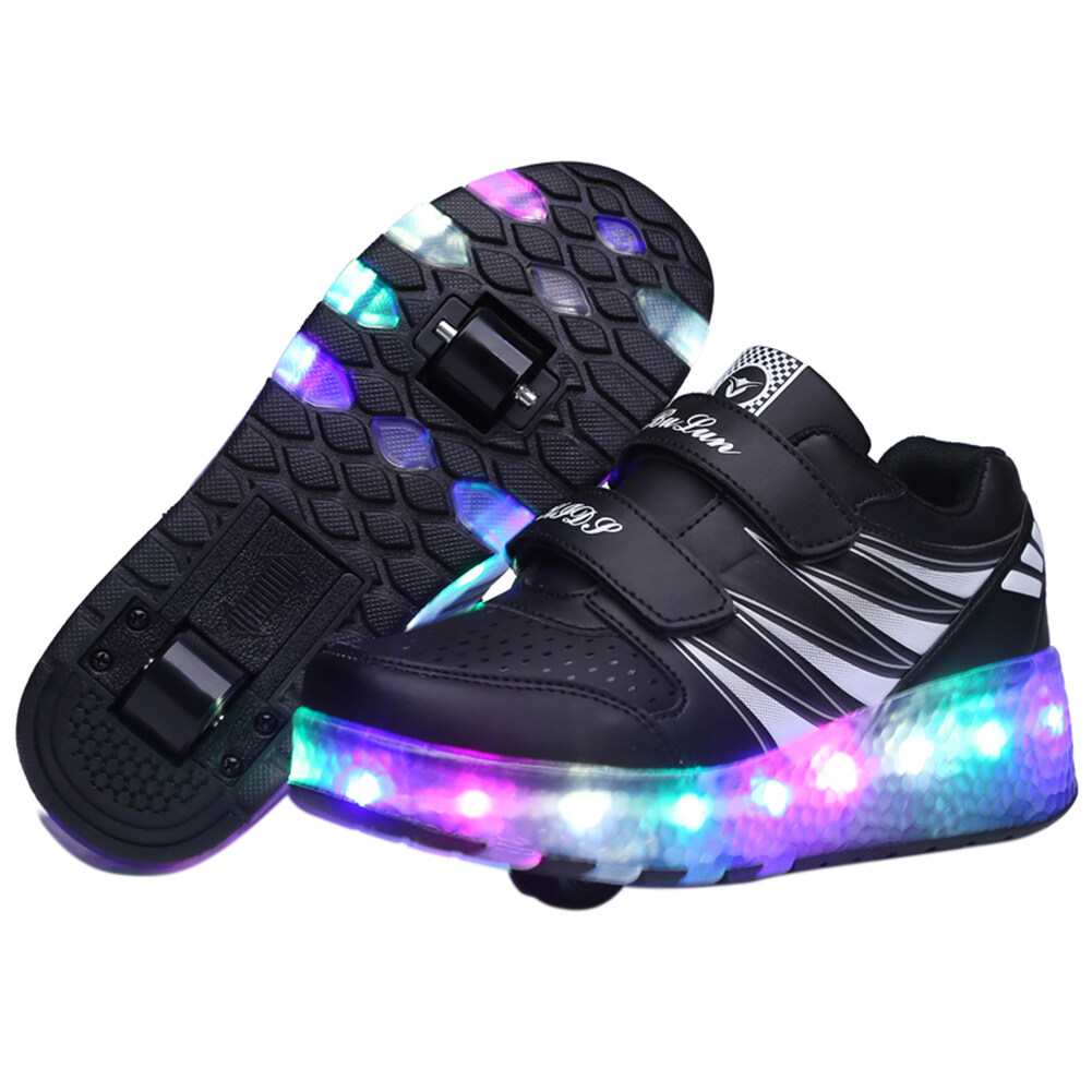Giày Đèn LED Nhiều Màu Thời Trang Giày Trượt Patin Siêu Nhẹ Cho Trẻ Em