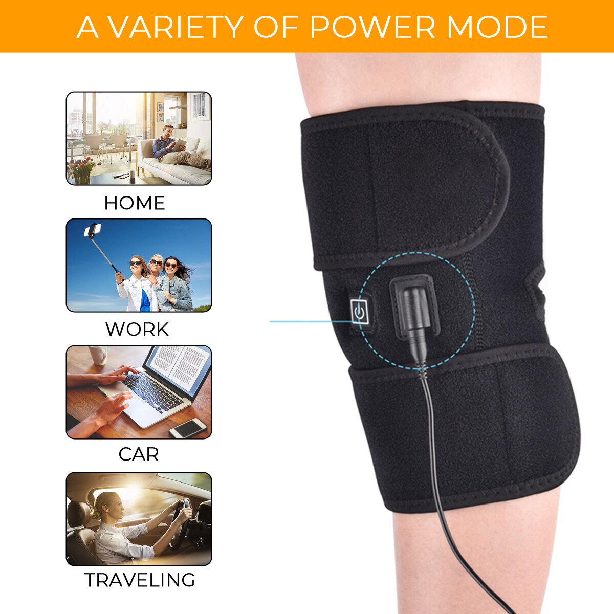 Generic Knee Brace Physiotherapy Heating Therapy Knee Brace Old Cold Leg Arthritis Injury Pain