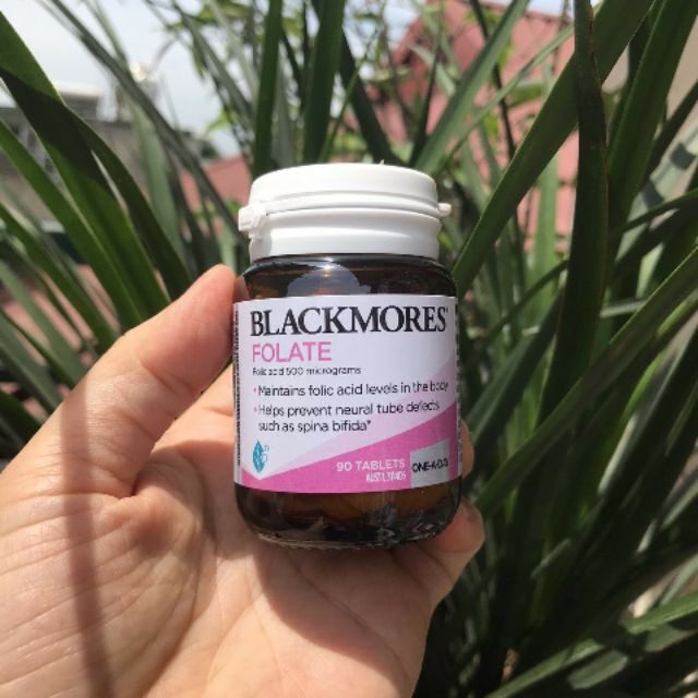 Bill Úc - Blackmores Folate 500mcg 90 viên mẫu mới
