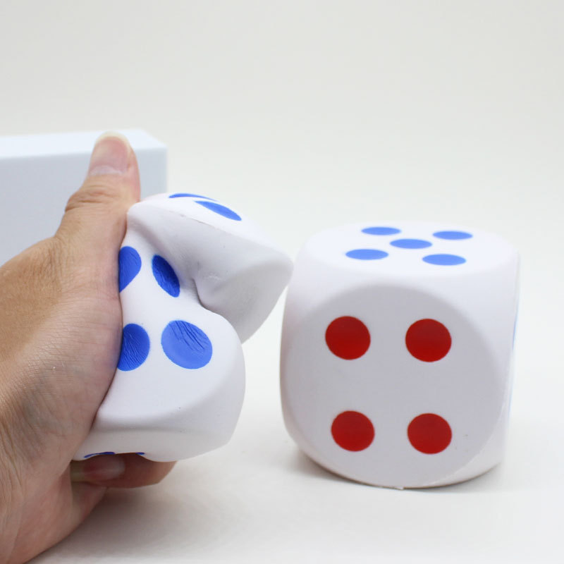 [KKL]㊣☸ Dice Squeezing Toy pu Slow Rebound Large Sieve Decompression Artifact Decompression Vent Creative Mahjong Toy Wedding Children's Toy