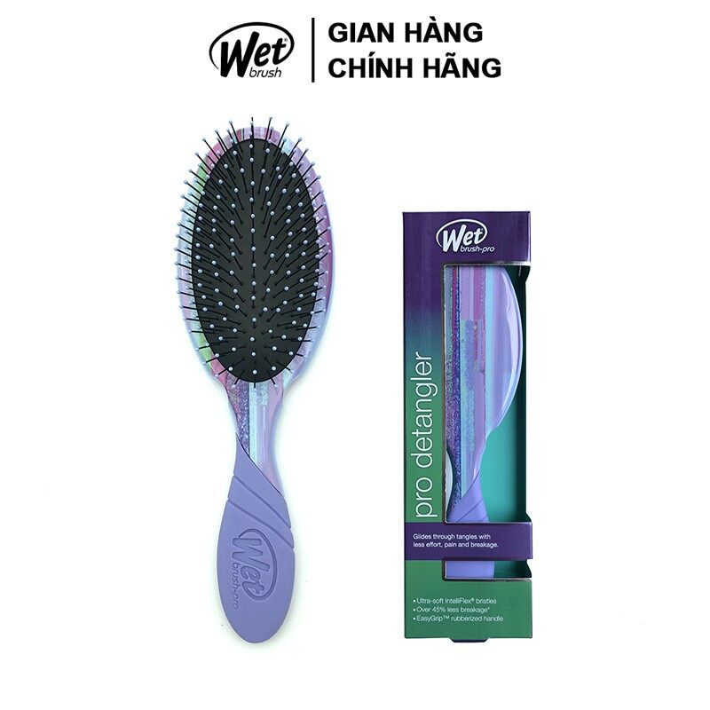 Lược gỡ rối wet brush dòng truyền thống purple streams - swps