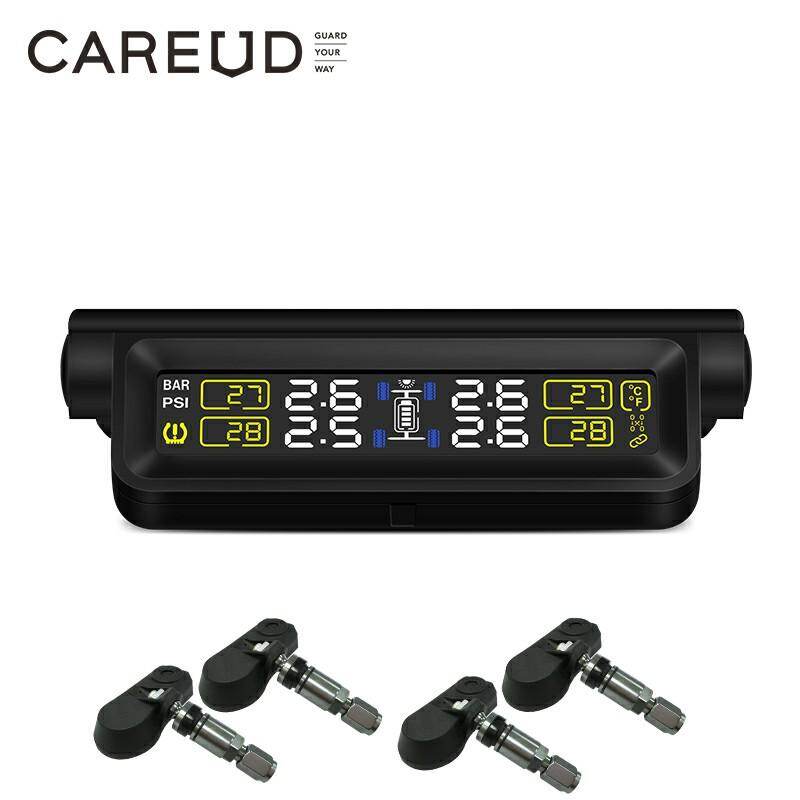 พลังงานแสงอาทิตย์/USB รถยนต์ไร้สายยางตรวจสอบแรงดันยางรถยนต์ระบบ TPMS 4 เซ็นเซอร์ พลังงานแสงอาทิตย์/USB รถยนต์ไร้สายยางตรวจสอบแรงดันยางรถยนต์ระบบ TPMS 4 เซ็นเซอร์