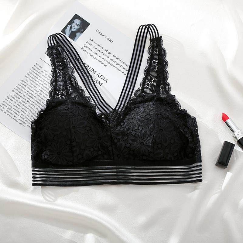 LATER Women Push Up Lace Bra Top Women Tube Tops Bralette Underwear Lingerie Crop Top