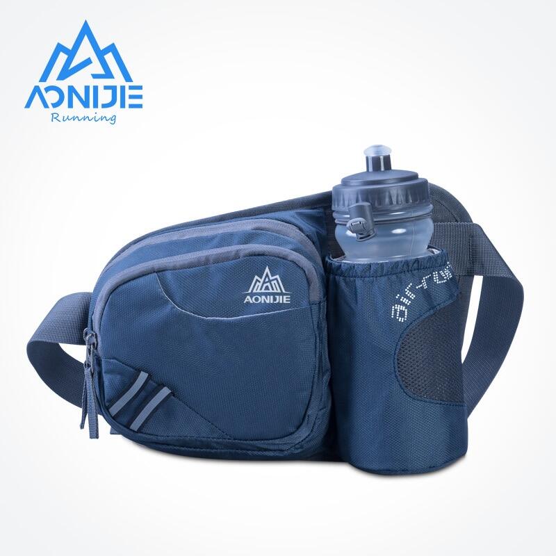 6 AONIJIE E809 Hydration Fanny Pack Waist Bag Bum Bag Running Belt Water Bottle Holder Jogging Marathon Race Fitness Gym Travel
