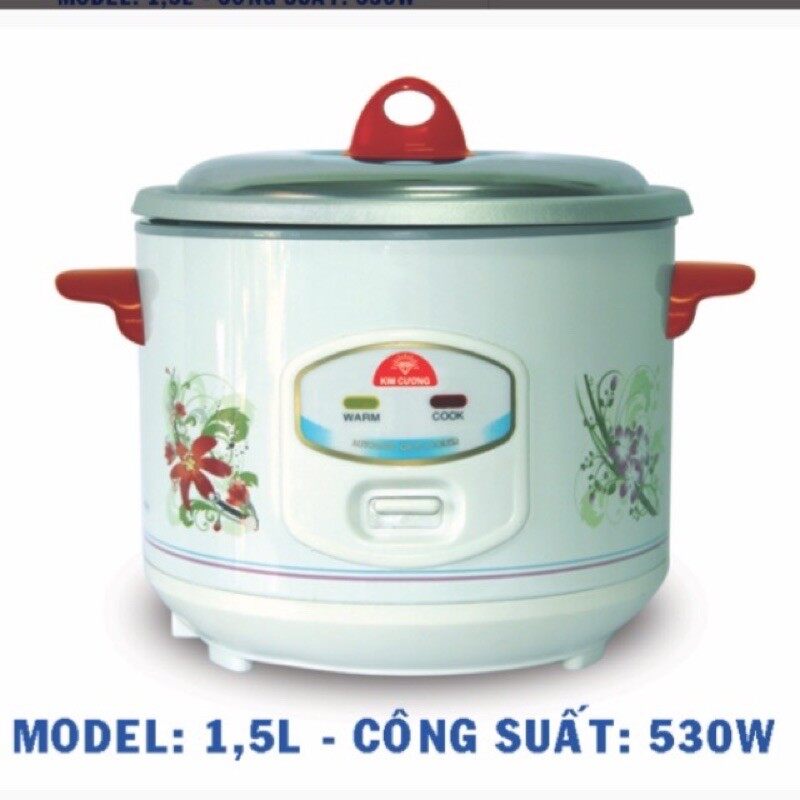 🔥🔥Nồi cơm kim cương 1.5 lít nắp rời- bảo hành 12 tháng