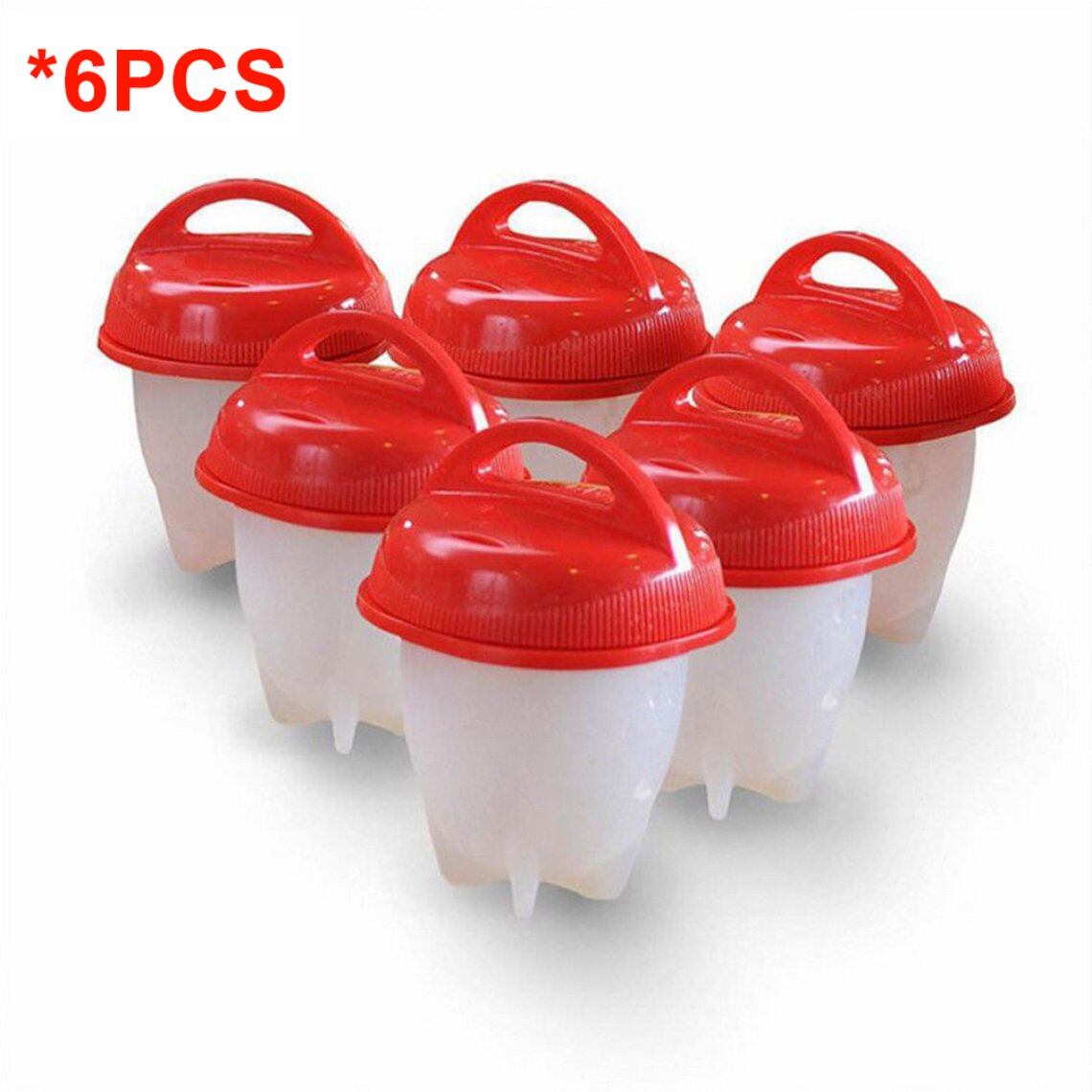 Cốc Luộc Trứng Silicon 6 Cái/bộ Giảm Giá Tốt Nhất Dụng Cụ Nấu Trứng Khuôn Trứng Chống Dính
