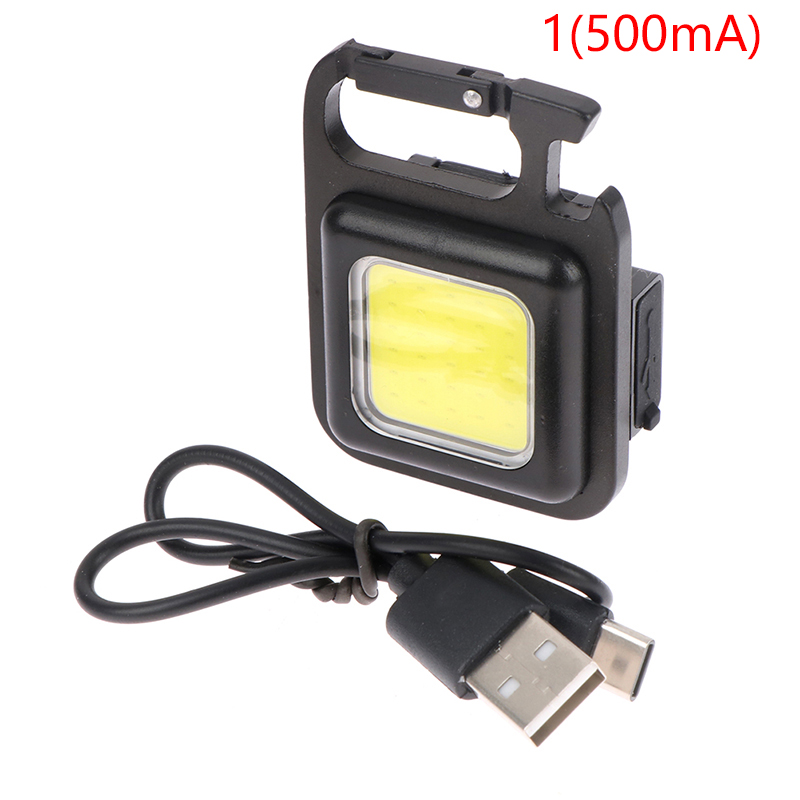 💖bán chạy🎈móc chìa khóa cob chói đèn khẩn cấp sạc usb đèn cắm trại làm việc ngoài trời