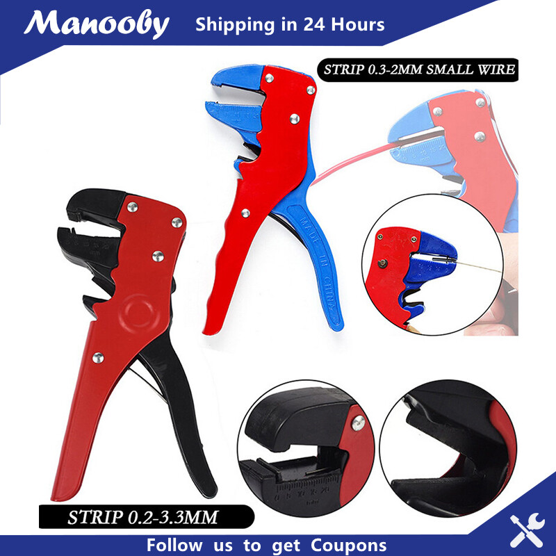 Manooby kìm tuốt dây cáp tự điều chỉnh tự động kìm tuốt dây kìm cắt dây cáp điện dụng cụ cắt phần cứng