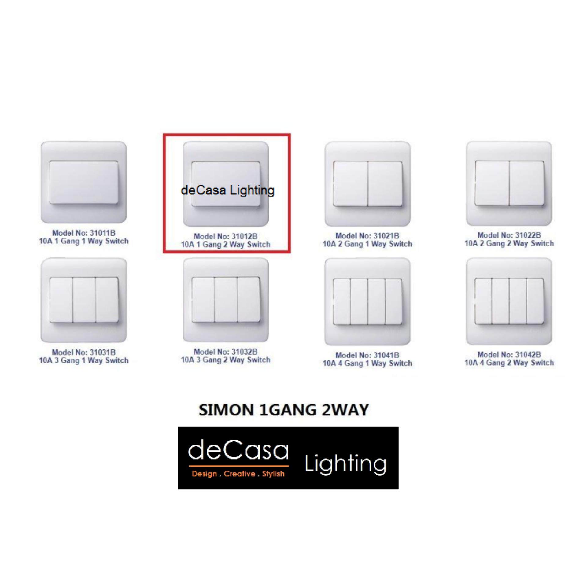 Simon Series 39 1 Gang 2 Way On Off Switch Button Silver White White New Pgmall _https://my-live-02.slatic.net/p/293af6737c46fa0ab7fdd94557cb8d9b.jpg_