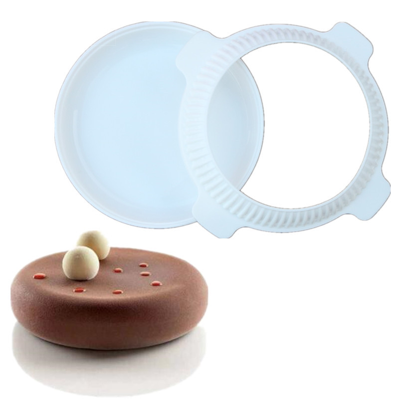 Khuôn Nướng Bánh Bằng Silicon Xoắn Ốc Để Làm Mousse Bánh Pudding Thạch Kem Sô Cô La Tráng Miệng Khuôn Dụng Cụ Trang Trí