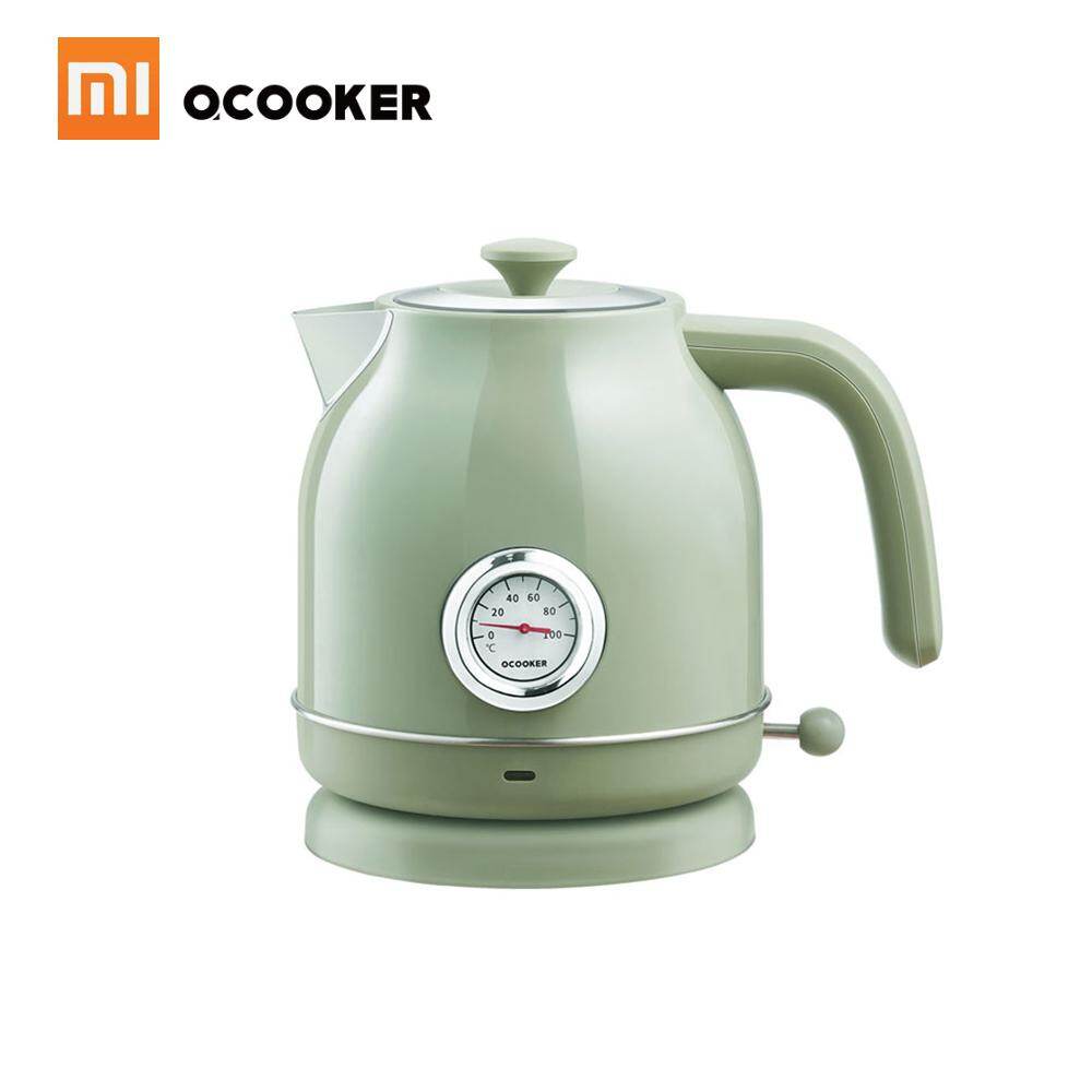 Xiaomi OCOOKER Retro Điện Thép không gỉ Nước Ấm Đun Nước Đồng Hồ Nhiệt Kế Màn Hình 1.7L 1800 W 220 V