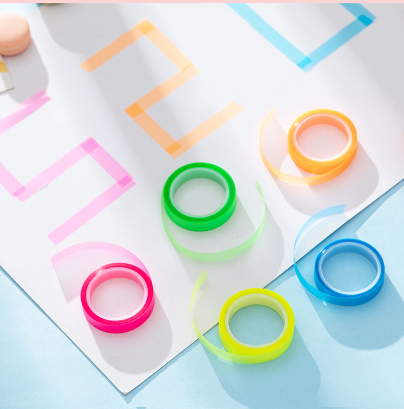 Scotch Tape Hand Tear Adhesive Tape Paper Tape PET Hand Account Tape Stationery Tape Writable Hand Account Tape