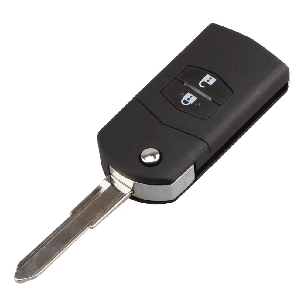 SuperRide Car Replacement Folding 2 Button Remote Control Key Shell Case Cover for Mazda ราคา 98 บาท*ส่งฟรี