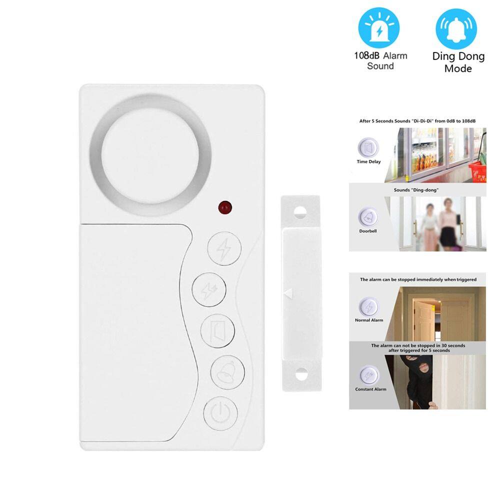 wireless door window security alarm