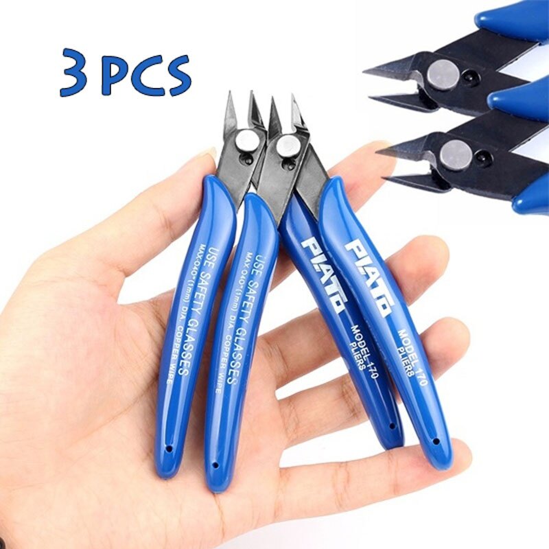 Kìm cắt mũi mini kìm cắt dây cáp điện kìm cắt cạnh kim loại kìm xả dụng cụ tiện lợi bền bỉ