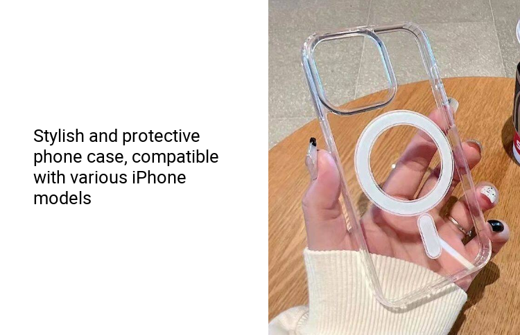 Shockproof Magnetic Transparent Case For Iphone Pro And Plus_voghion.com