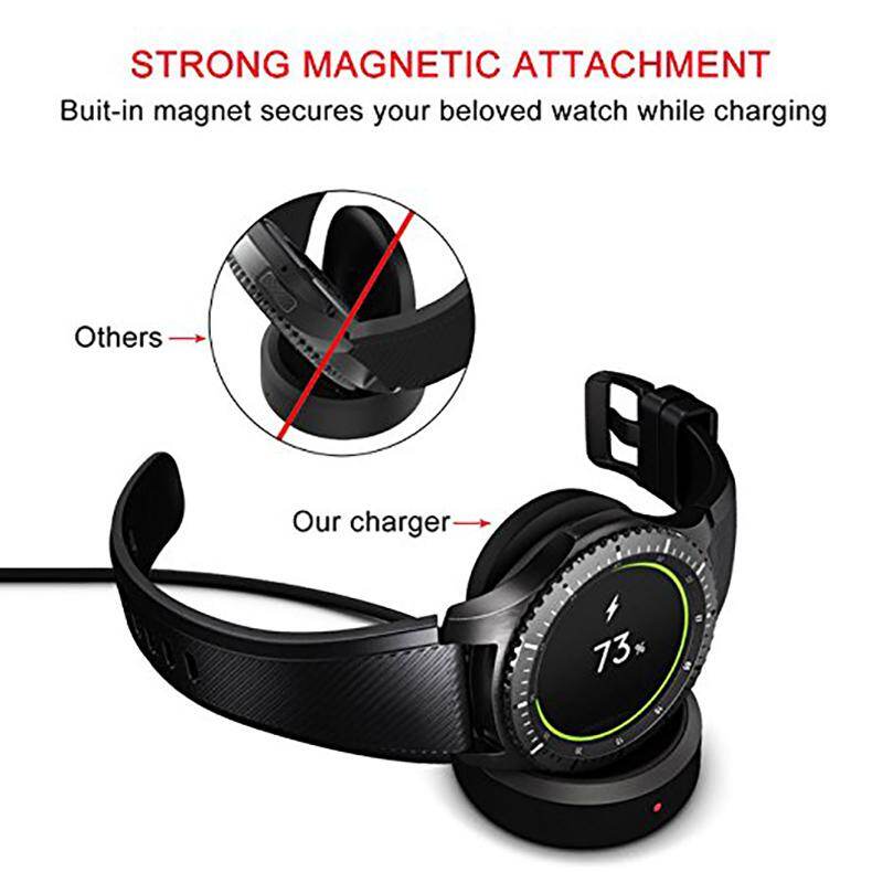 Bộ sạc không dây cho đồng hồ thông minh samsung gear s3 s2 đế sạc