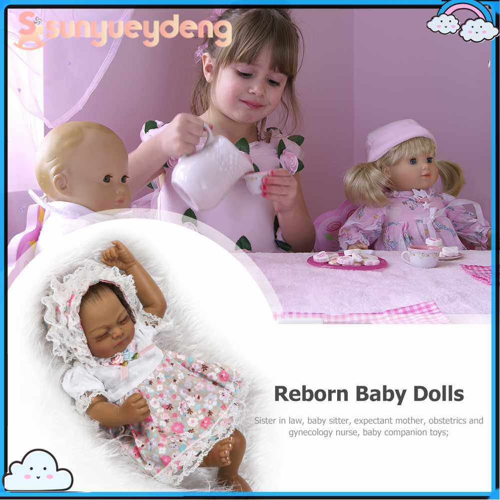 12inch Newborn Boys Girls Dolls Toys Silicone African American for