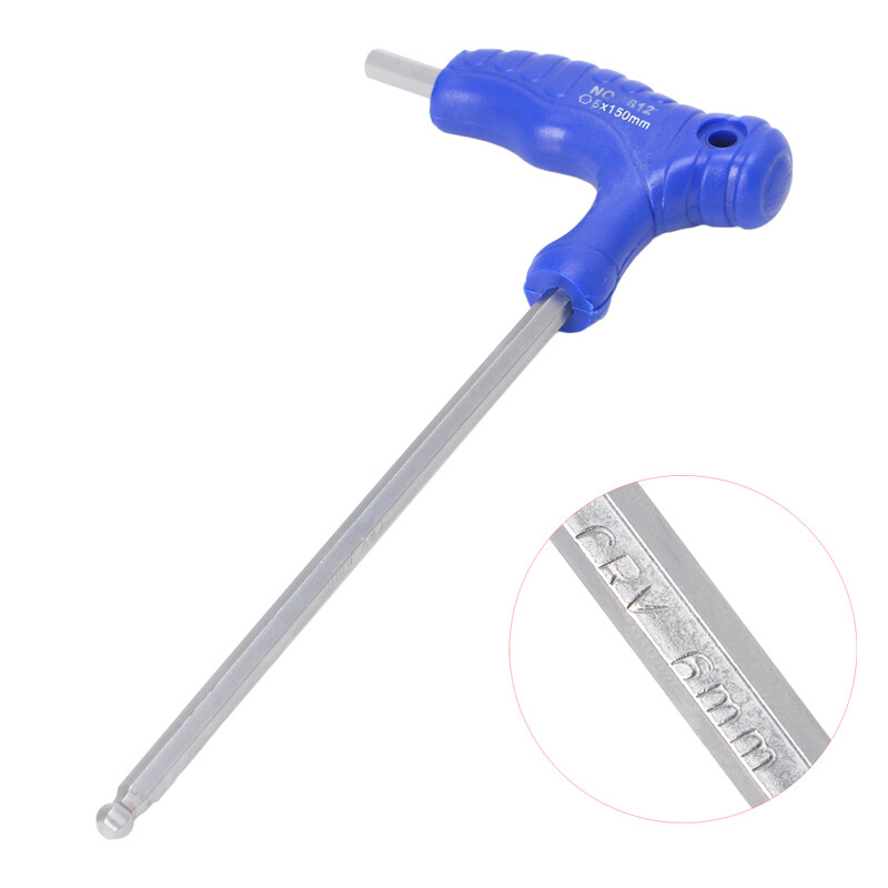H5/H6 5Mm/6Mm T-xử Lý Khóa Allen Bóng Tip Hex Cờ Lê Lục Giác Dụng Cụ Sửa Chữa Cầm Tay
